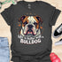 Life is better with a bulldog - V4 - Cute Stare T-Shirt